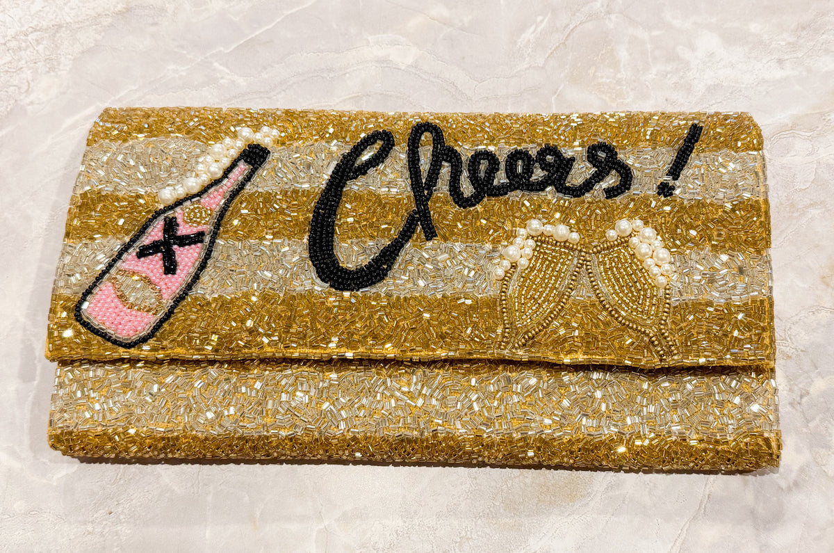 Pop the Champagne Clutch
