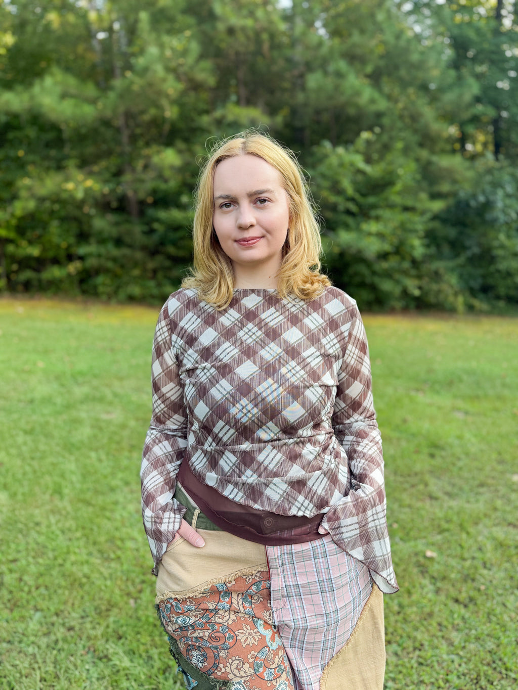 Autumn Plaid Top