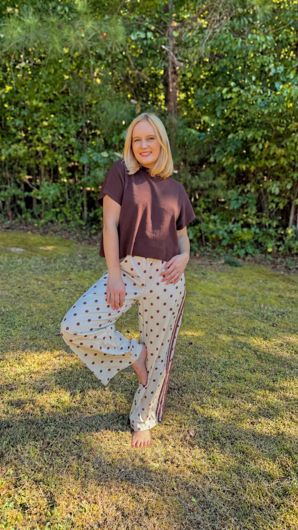 Cocoa Dot Pants