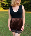 Chocolate Martini Lace Skirt