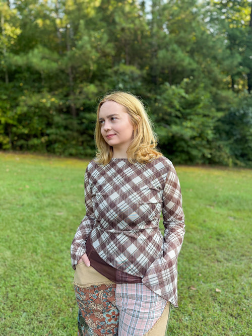 Autumn Plaid Top
