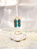 Whiskey Turquoise Earrings