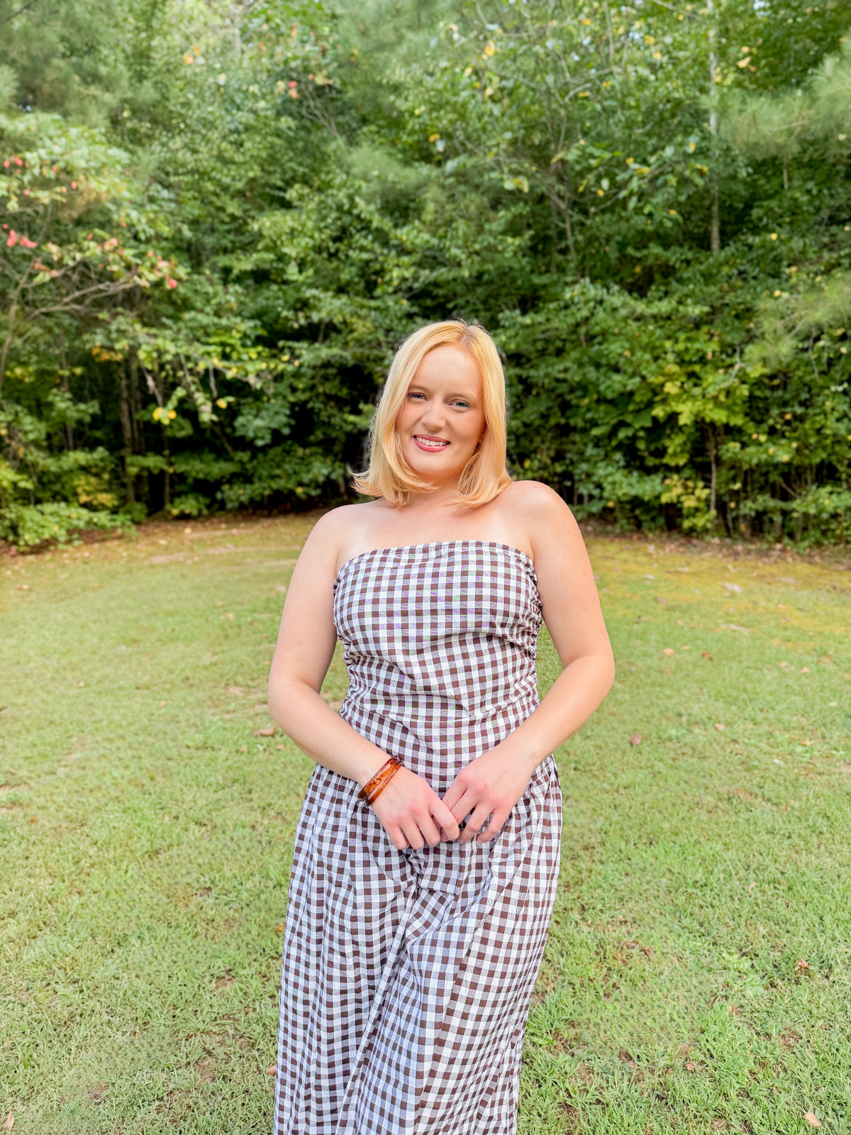 Sweet Tea Gingham Dress
