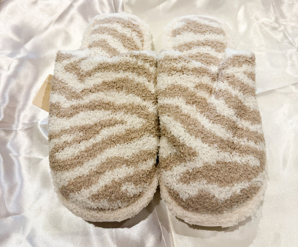 Zebra Slippers