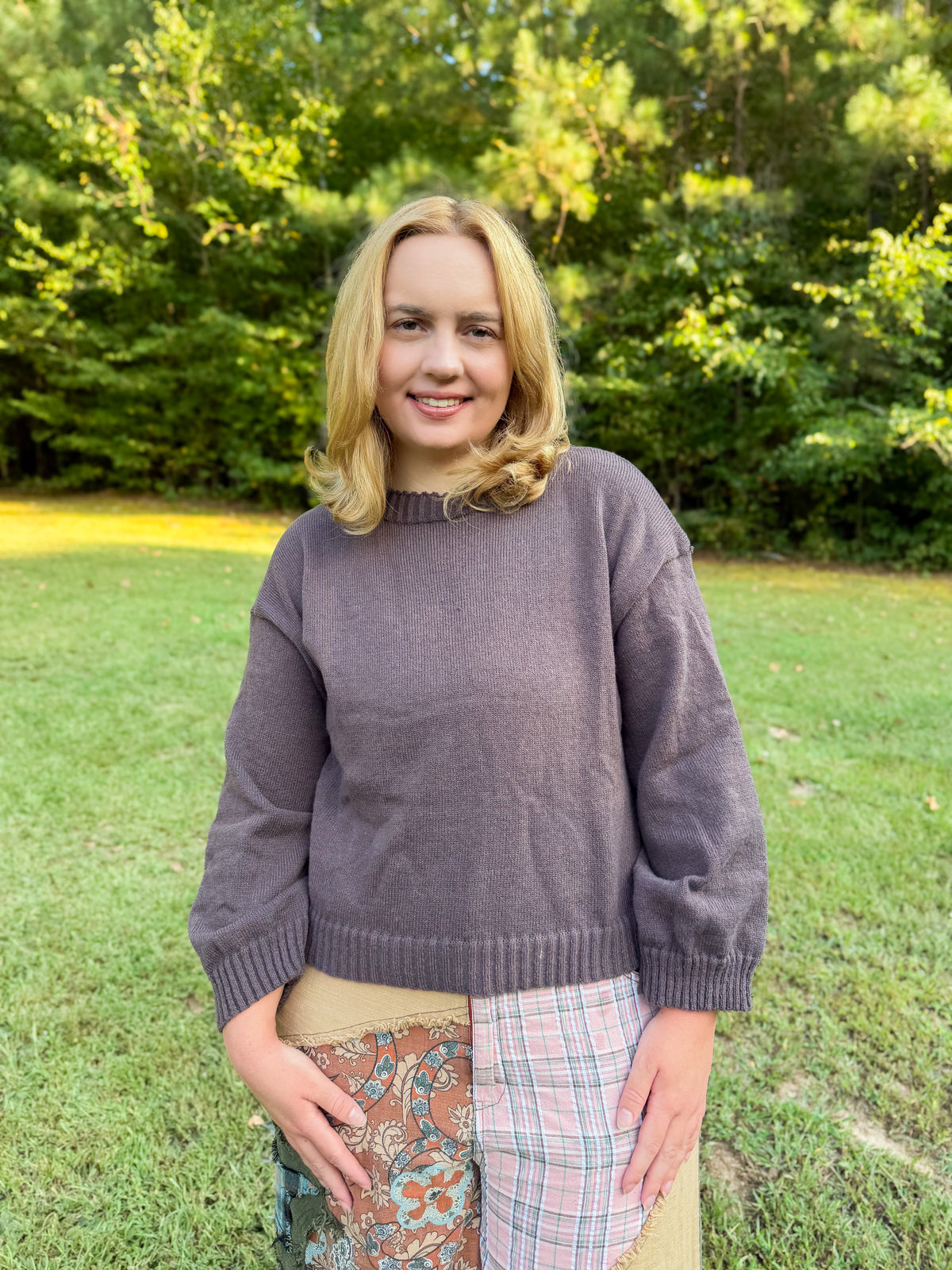 Cocoa Cropped Sweater
