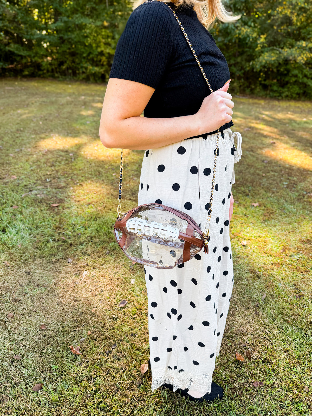 Touchdown Clear Crossbody