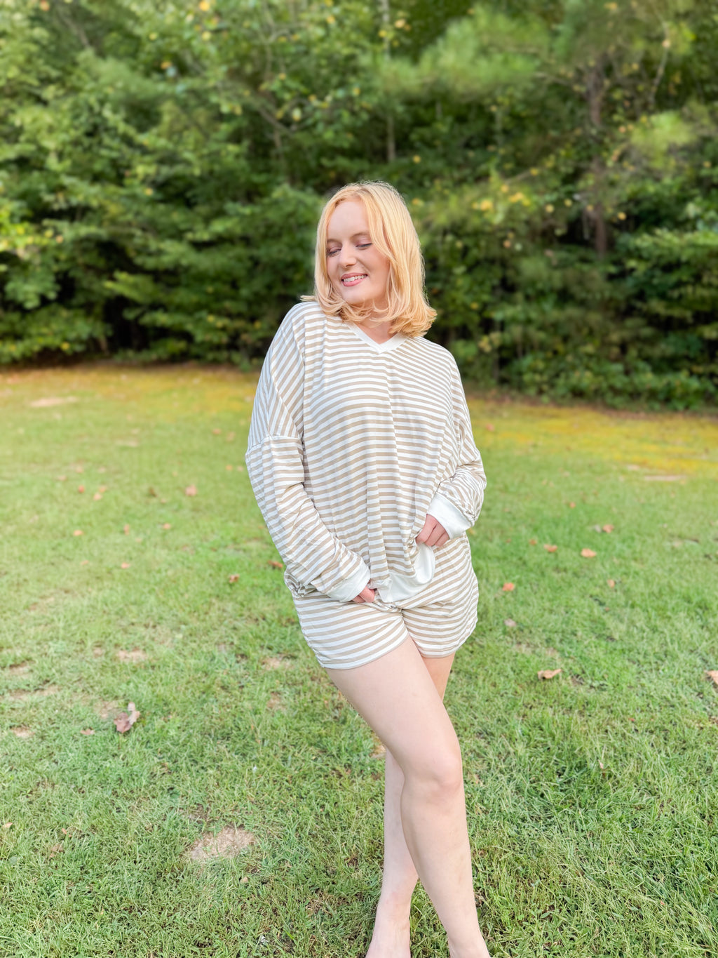 Vanilla Chai Stripe Set
