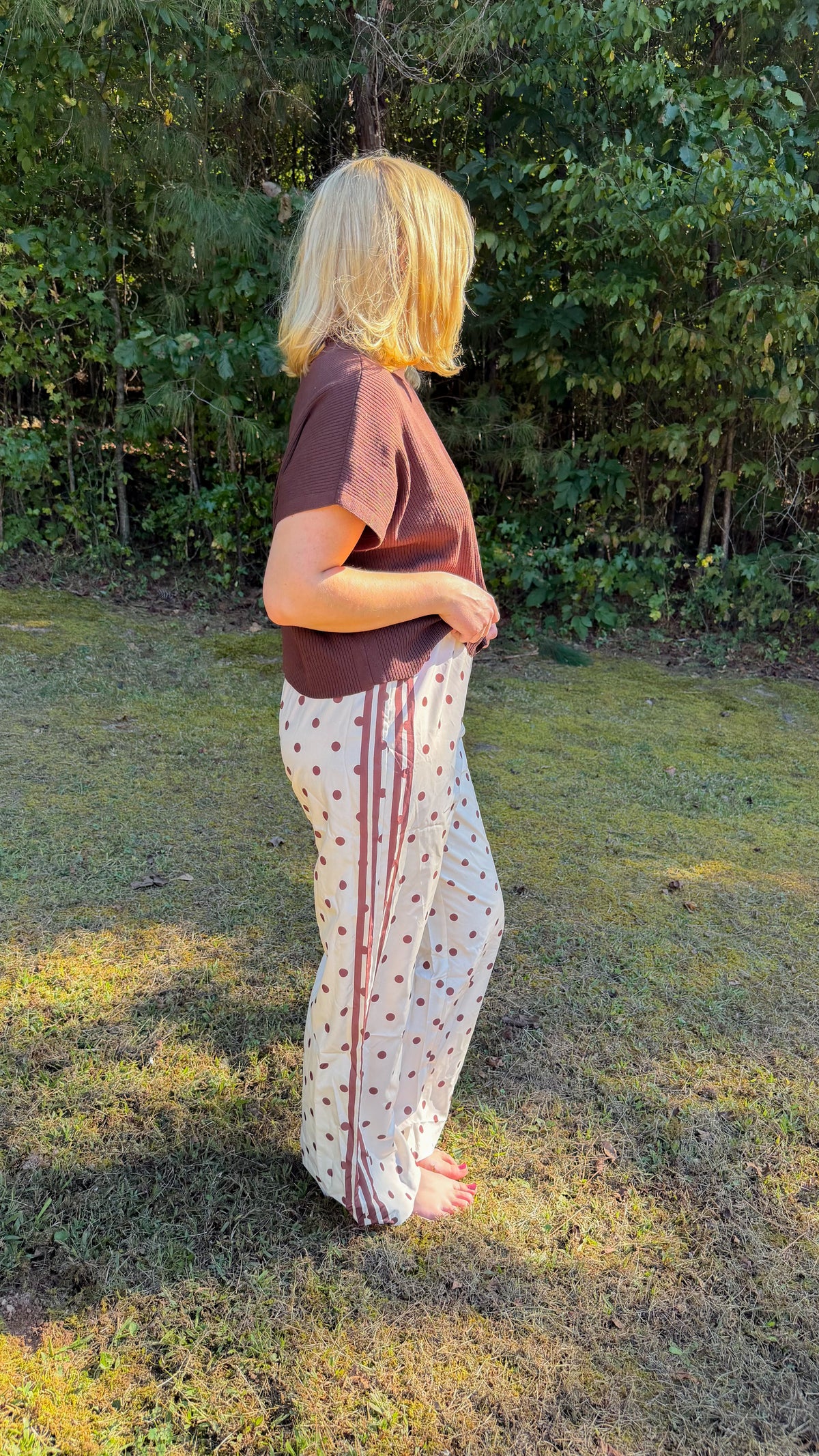 Cocoa Dot Pants