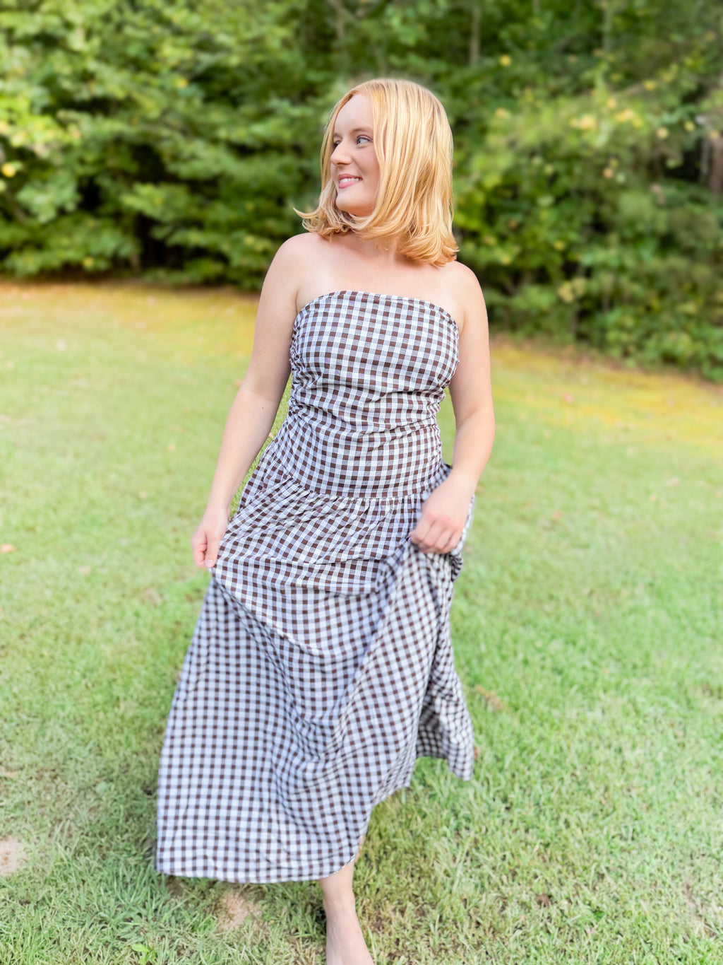 Sweet Tea Gingham Dress