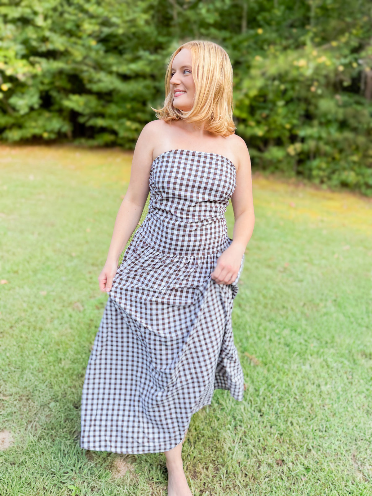 Sweet Tea Gingham Dress